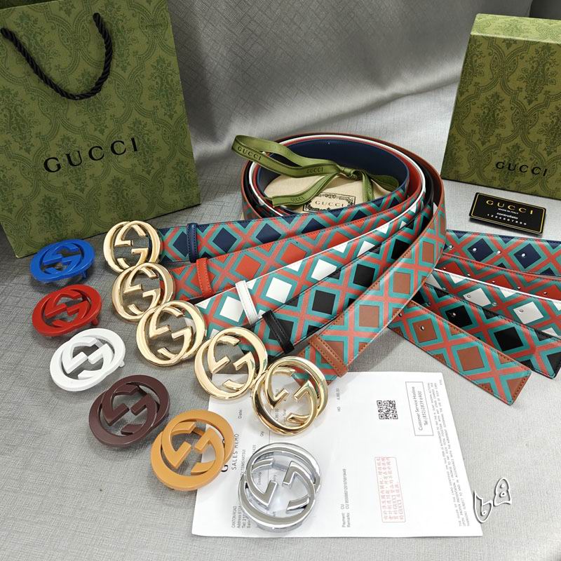 Gucci belt 38mmX90-125cm lb21
